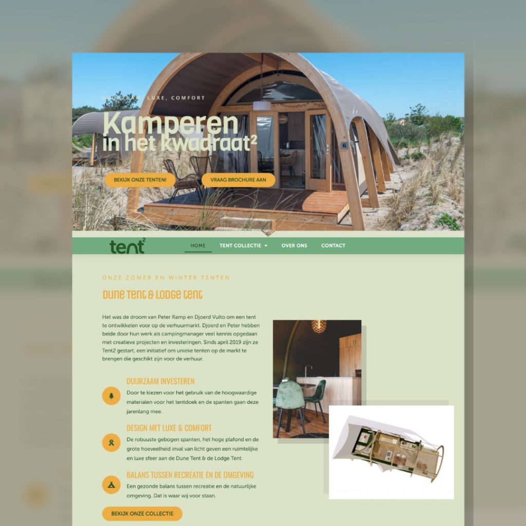 Tent2 Webdesign Portfolio